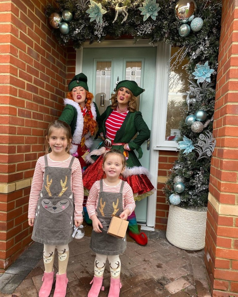 The kids got a visit from elves