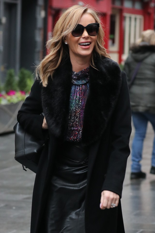 Amanda's smile brightened up a glum day in the capital