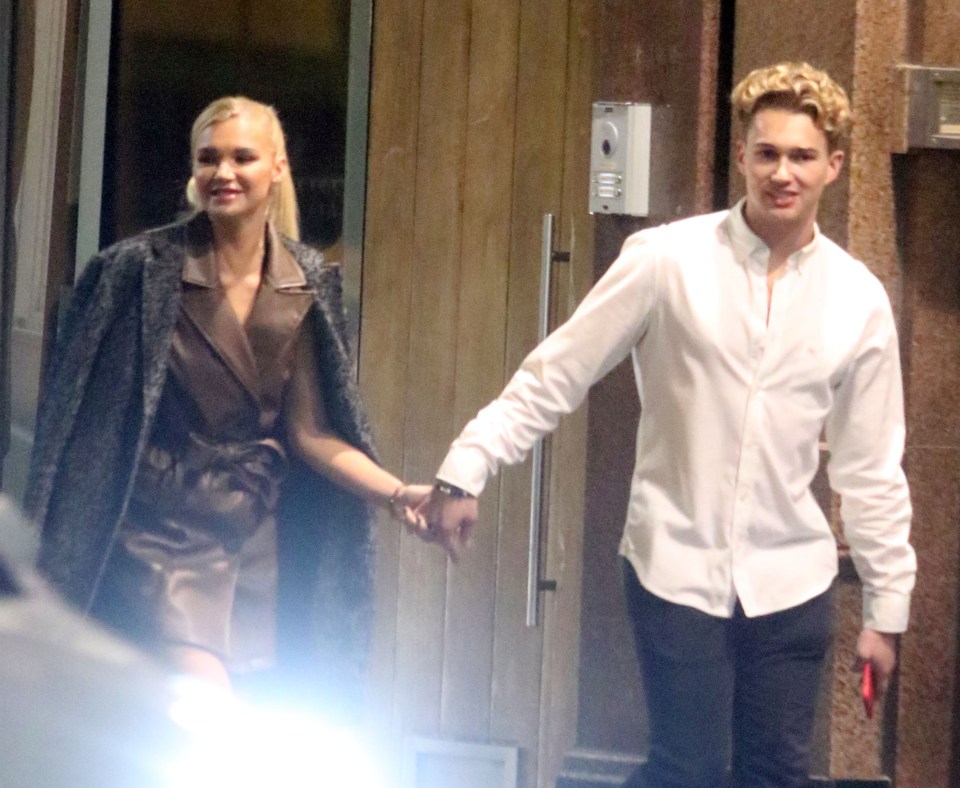 AJ Pritchard and his girlfriend Abbie Quinnen are said to have broken the rules when they went to his cousin’s flat in London