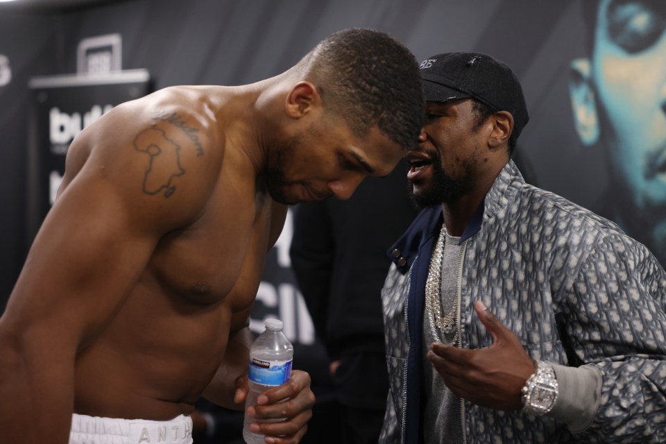 Floyd Mayweather told Anthony Joshua boxing is a game of 'chess not checkers'