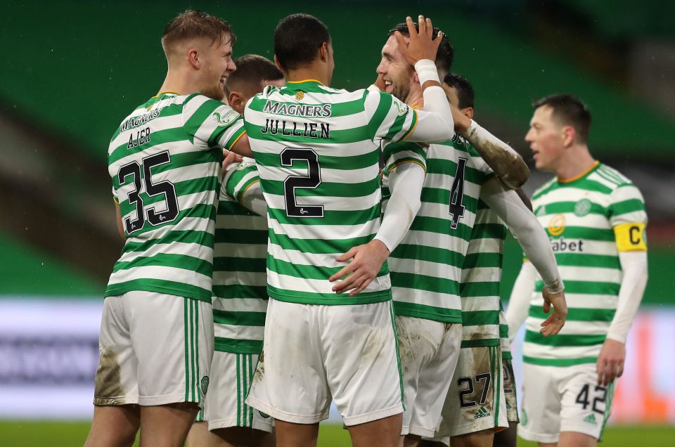 Celtic beat Kilmarnock 2-0 to ease some of the tension at Parkhead