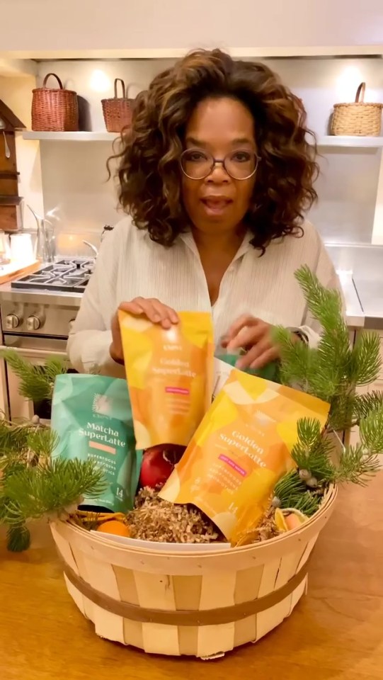 TV host Oprah Winfrey has excited royal fans by hinting that she received a luxury gift hamper from a neighbour called ‘M’