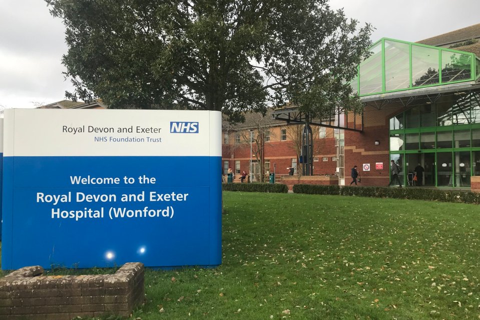 The Royal Devon and Exeter Hospital has moved into "black alert" after a surge in coronavirus cases 