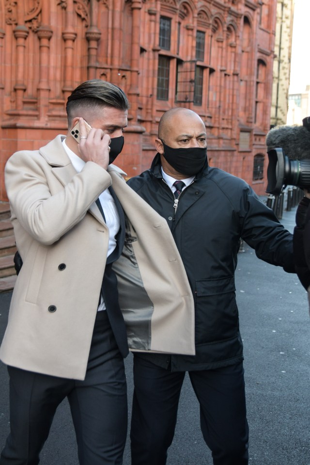 The court heard Grealish, of Barnt Green, Worcs, already had six penalty points on his licence for speeding on a motorway in 2018