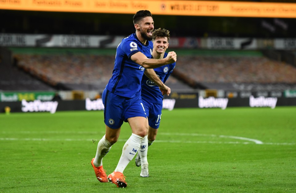 Chelsea looked to be in total control after Olivier Giroud's second-half opener