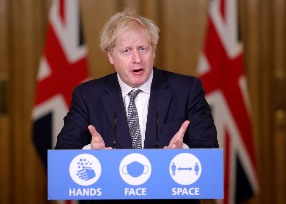 Boris Johnson is expected to announce Christmas is cancelled for millions of Brits