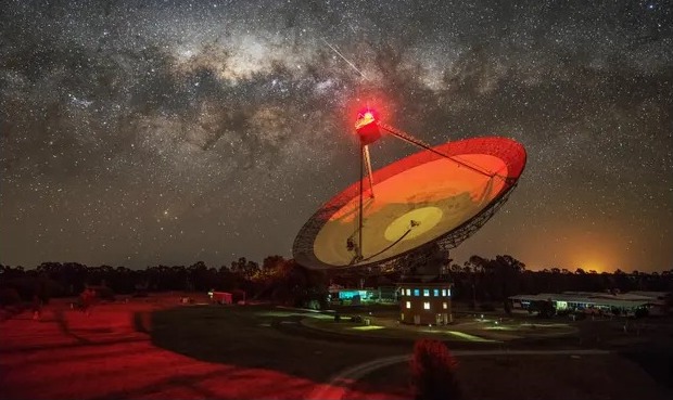 The signal was picked up by the Parkes telescope in Australia