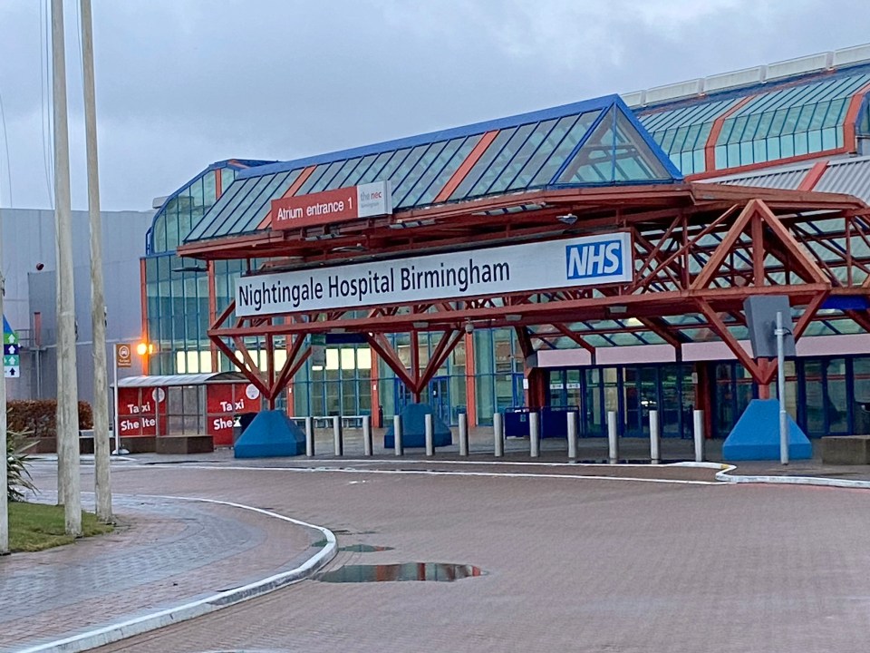 NHS Nightingale Hospital Birmingham at NEC has not been used