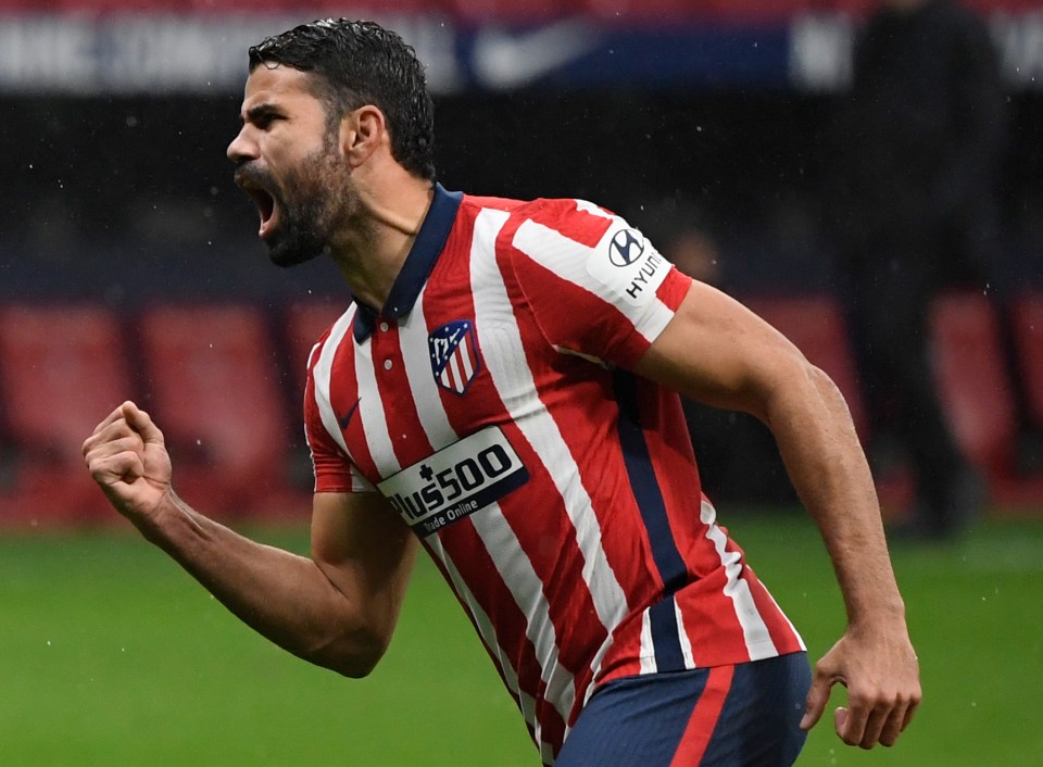 Arsenal are chasing Diego Costa on a free transfer