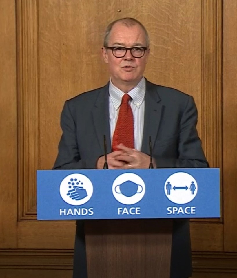 Sir Patrick Vallance told a Downing Street briefing the new strain is spreading rapidly and is now the dominant Covid strain in England