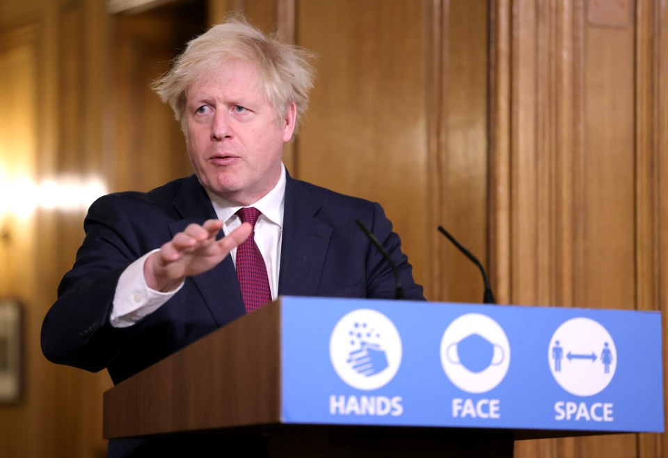 Boris Johnson has vowed the transition period will end on December 31