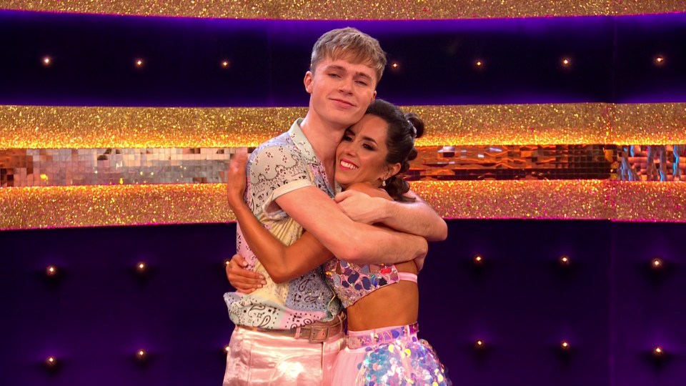 HRVY and Janette Manrara lost out in the final