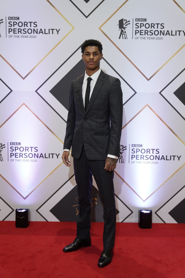 Man United striker Marcus Rashford will pick up a special award for his charity efforts