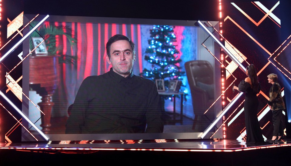 Ronnie O’Sullivan is interviewed from his home