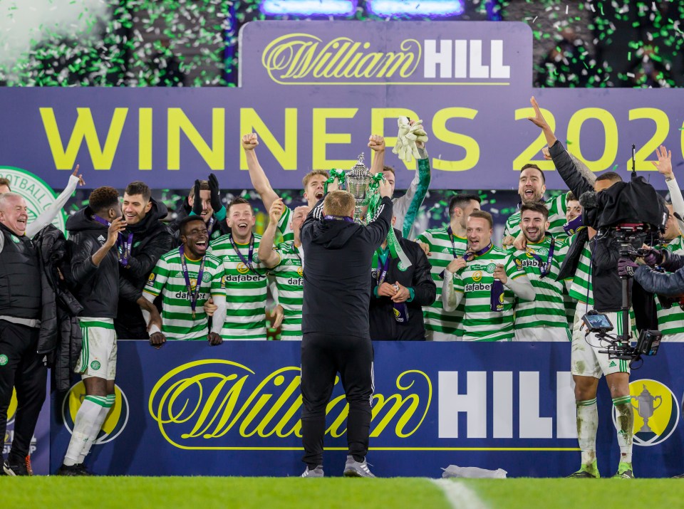 Celtic beat Hearts on penalties to complete the quadruple treble