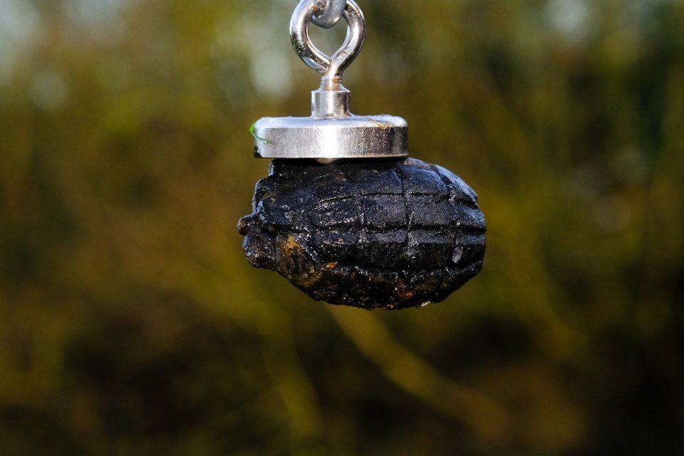 Police and an Army bomb disposal team were called to the quiet spot on the River Tame, near Sutton Coldfield, West Midlands