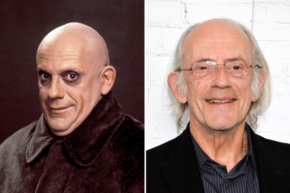 Creepy Uncle Fester was acted by Christopher Lloyd