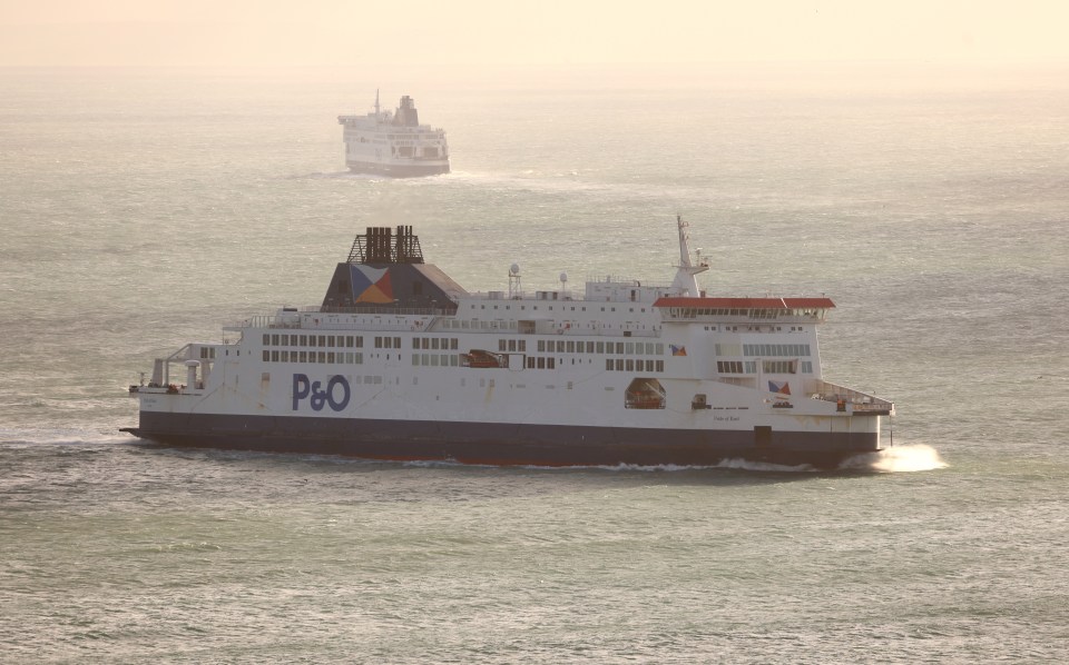 The first of the HGVs are now crossing the Channel on ferries 