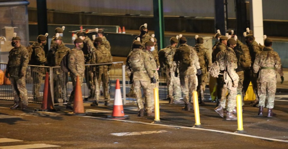 Transport Secretary Grant Shapps ordered the Army to oversee the clearing of the backlog of trucks waiting to cross the English Channel