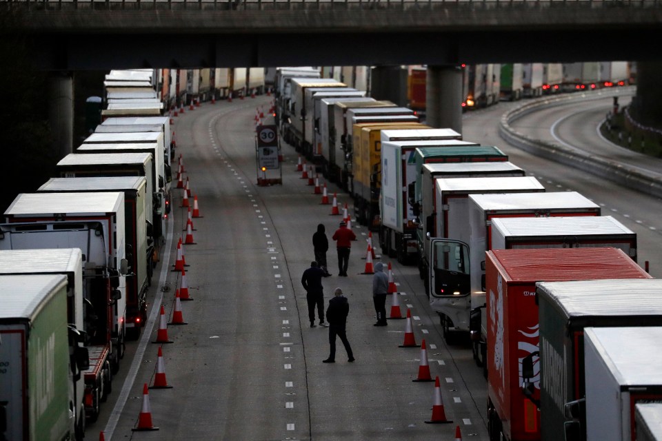 Many drivers are still stuck in Dover after France shut its borders