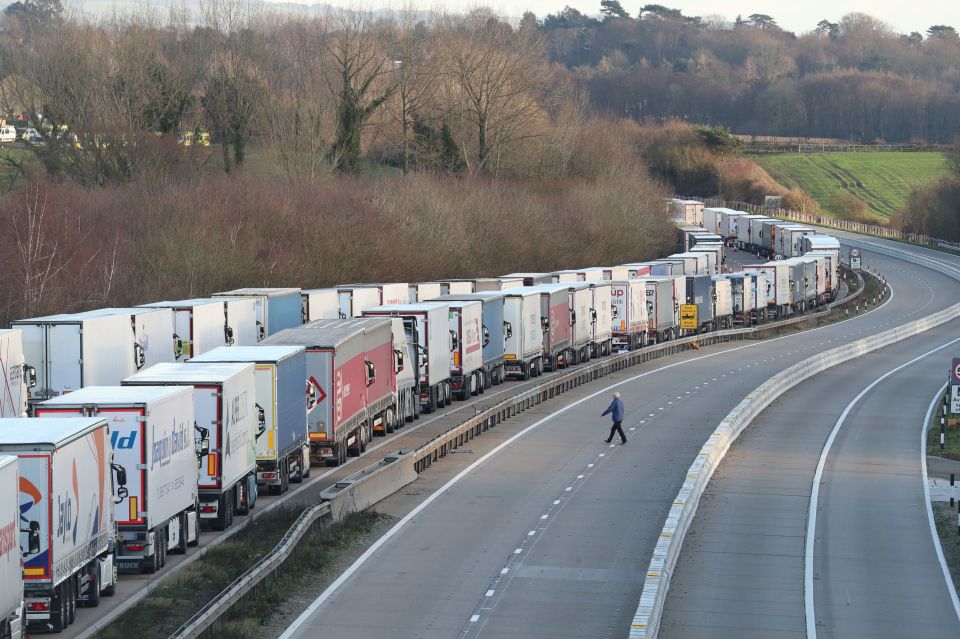 There have been days of chaos on the roads after France shut the border 