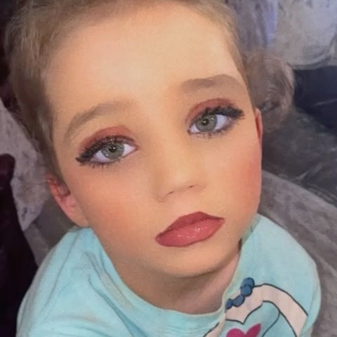 Katie Price shared a photo of Bunny in makeup