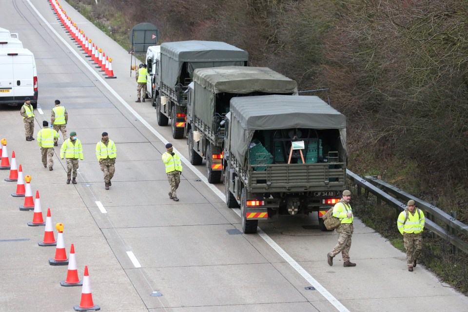 French firefighters were also deployed