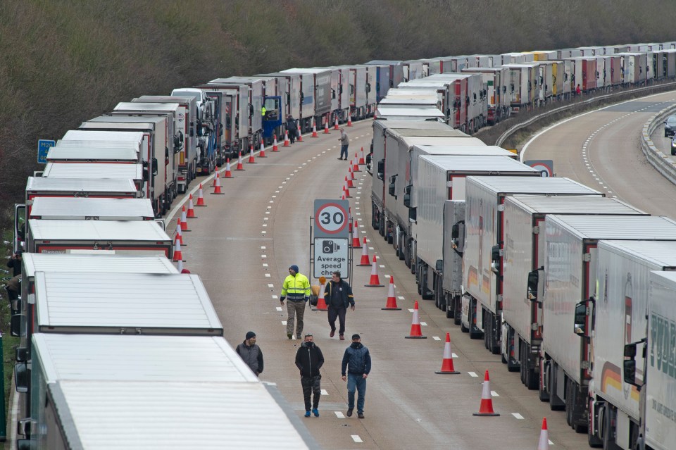 The backlog of traffic in Kent is finally beginning to move after Army personnel carried out thousands of Covid tests on hauliers