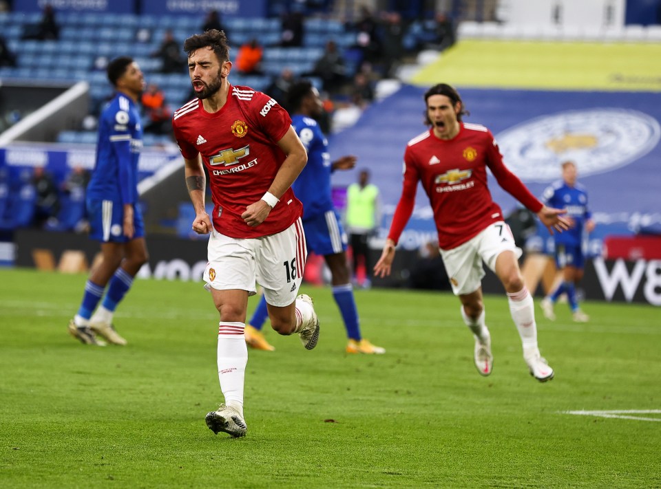 Bruno Fernandes thought he had notched the winner for the Red Devils