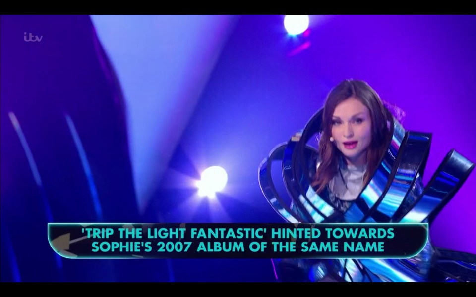 Sophie Ellis-Bextor was kicked off the show in the first episode 