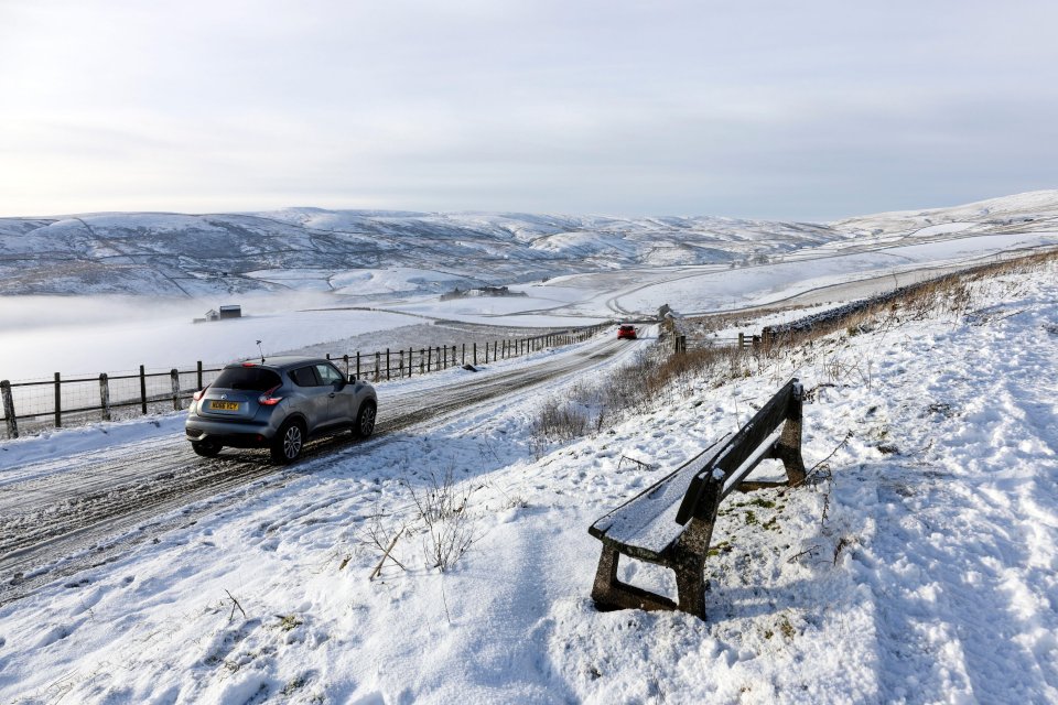 Heavy snow is expected across much of the country until the new year