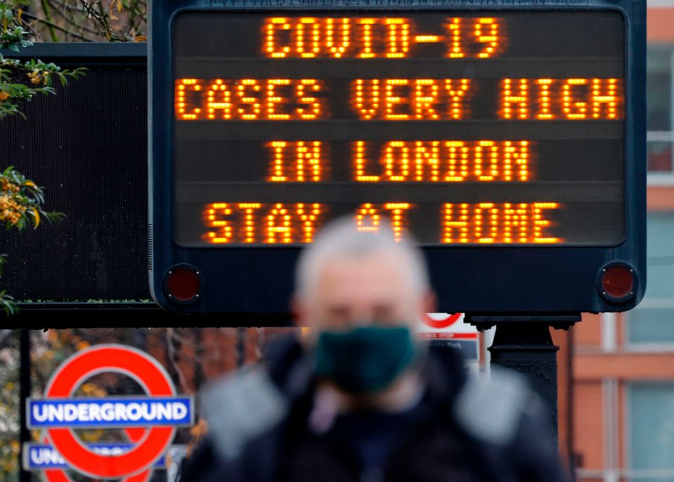 A new strain in London has caused a huge surge in Covid-19 cases