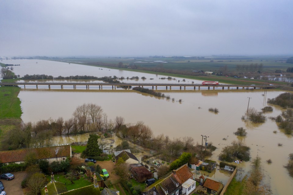 Cambridgeshire was also badly affected by the storm