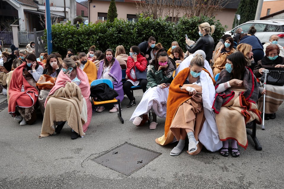 Patients and medical staff had to leave the Sveti Duh hospital in Zagreb