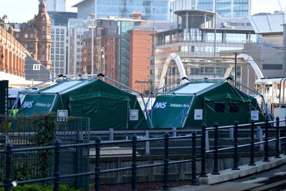 Patients could be treated in triage tents - usually reserved for large-scale disasters, like terror attacks