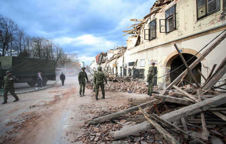 The powerful quake caused extensive damage to homes and buildings