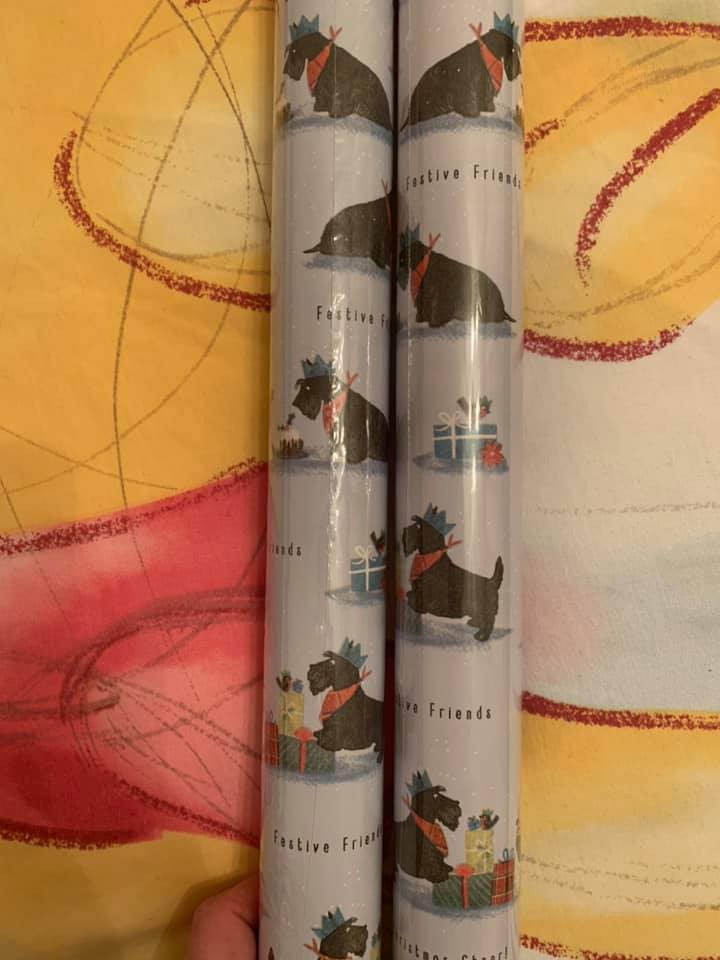 Another snapped up this adorable wrapping paper for 15p a sheet in Boots