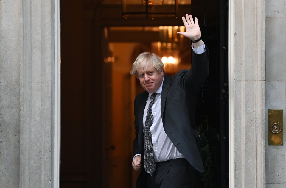 Boris Johnson's announcement comes at the end of a very busy news day