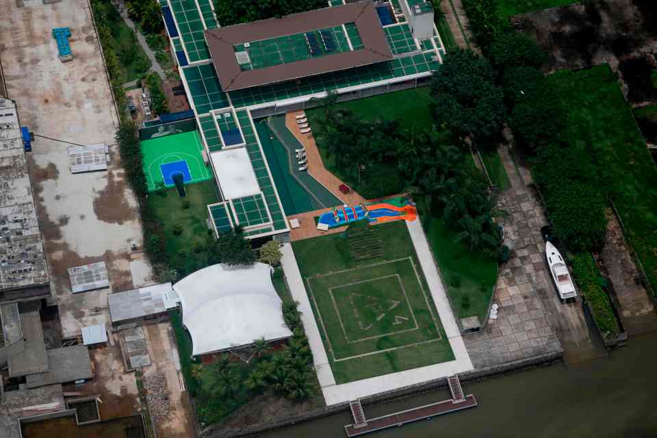 Here's Neymar's rented mansion but he insists the event is not his