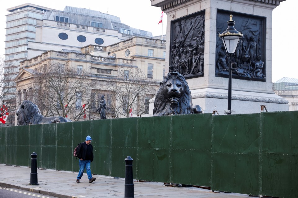 Trafalgar Square has been the scene of many anti-lockdown protests in recent months