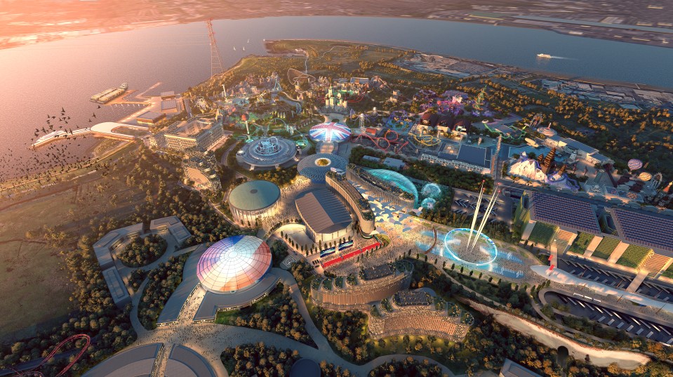 The London Resort theme park has revealed a new image of the planned attraction