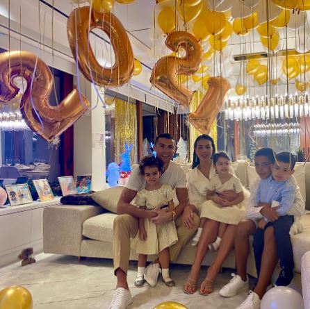 Cristiano Ronaldo, Georgina Rodriguez and family welcomed in the new year in Dubai