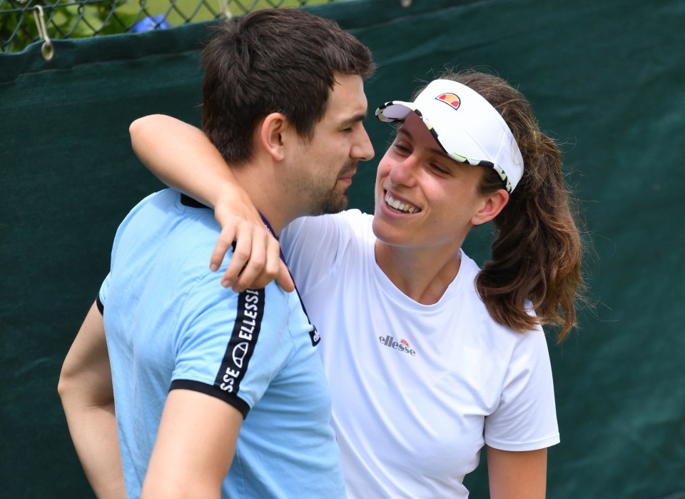 Johanna Konta is in a relationship with photographer Jackson Wade