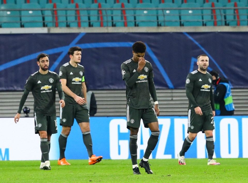 Manchester United crashed out of the Champions League on Tuesday