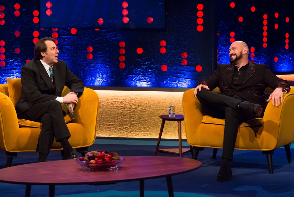 Tyson Fury heaped praise on Anthony Joshua as he appeared on the Jonathan Ross show