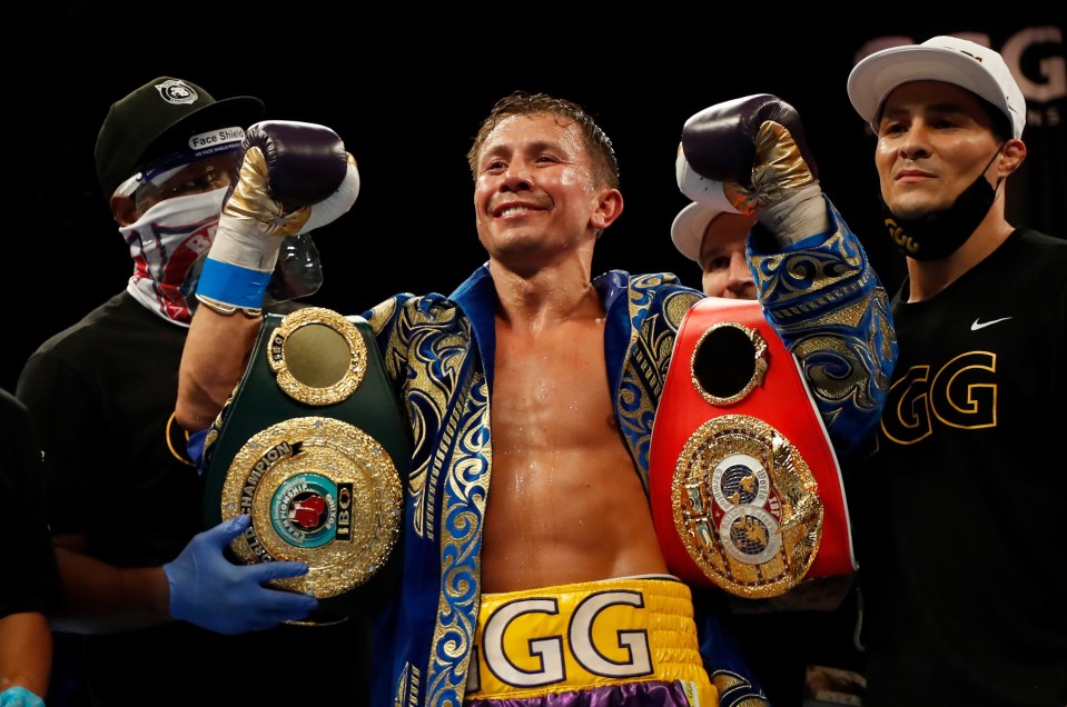 Gennady Golovkin after beating Kamil Szeremeta