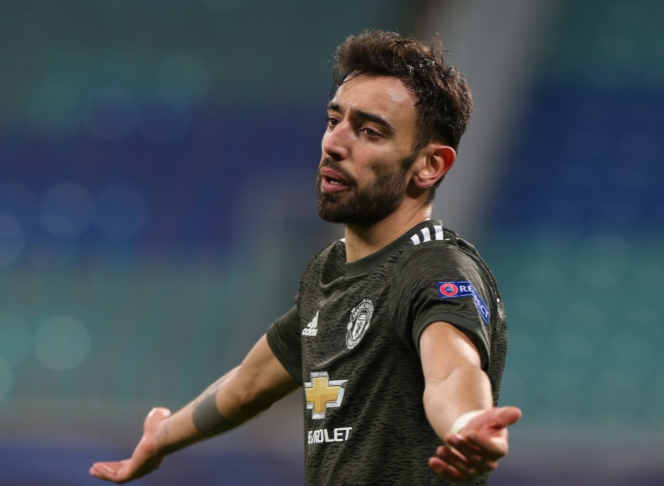 Bruno Fernandes will have to wait for his shot at Champions League glory