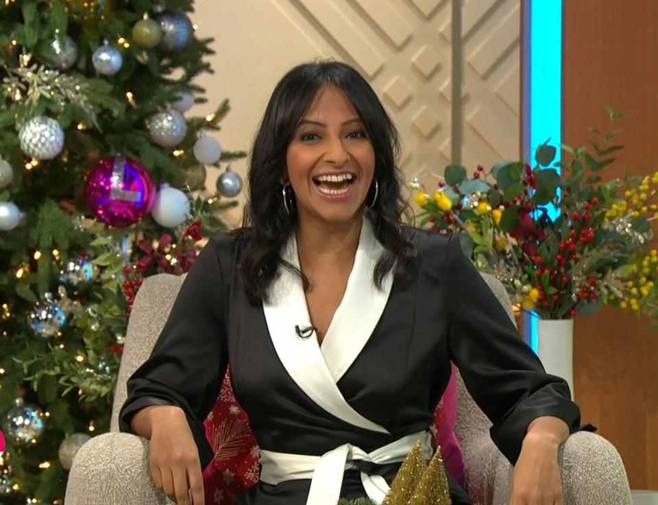 Ranvir Singh made a cheeky joke about naked Giovanni Pernice as she hosted Lorraine today 