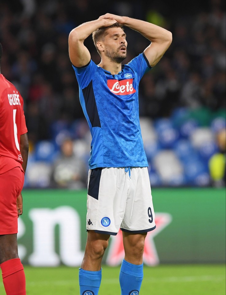 Fernando Llorente has fallen down the pecking order at Napoli