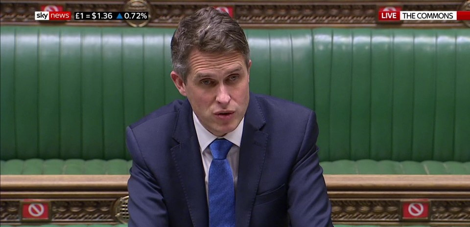 Gavin Williamson said secondary school students would not return until January 18